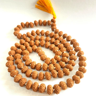 Natural 8 Mukhi Rudraksh Mala (108 + 1 Beads - Indonesian) - Image 2