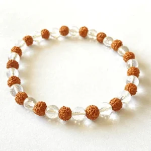 Rudraksh Sphatik Bracelet